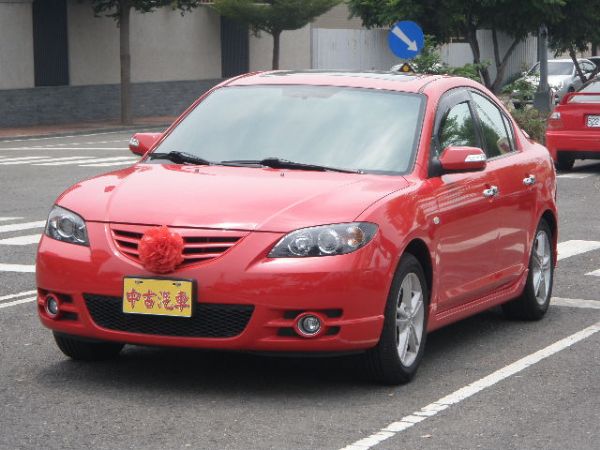 07年馬自達 Mazda 3 2.0紅 照片1