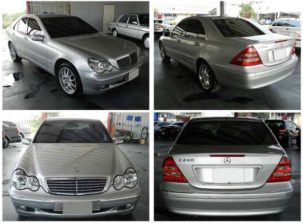 2000年 賓士 Benz C240 銀 照片8