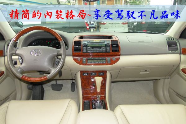 NEW CAMRY 04年G版天窗~雙安 照片3