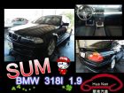 台中市BMW 寶馬 318 黑1.9 BMW 寶馬 / 318i中古車