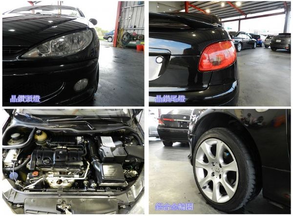 Peugeot 206CC 黑 1.6 照片5