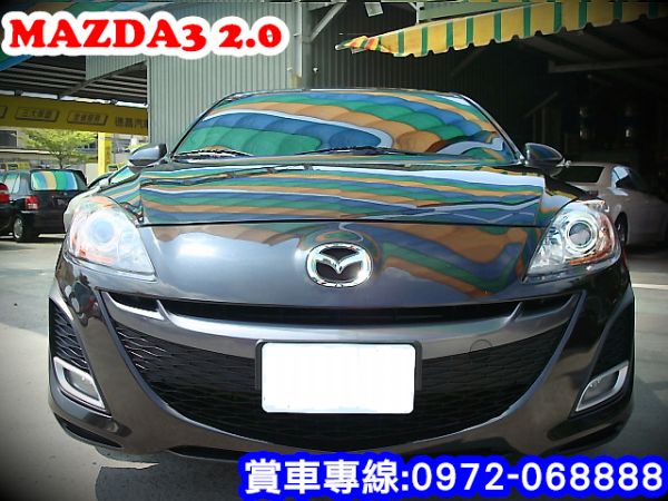 MAZDA 3 馬自達 11年 2.0黑 照片2