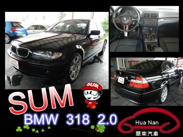 BMW 寶馬 318i 黑 2.0 照片1