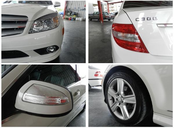  Benz 賓士 C300白 照片6