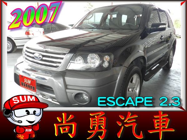 Ford 福特 ESCAPE 黑 2.3 照片1