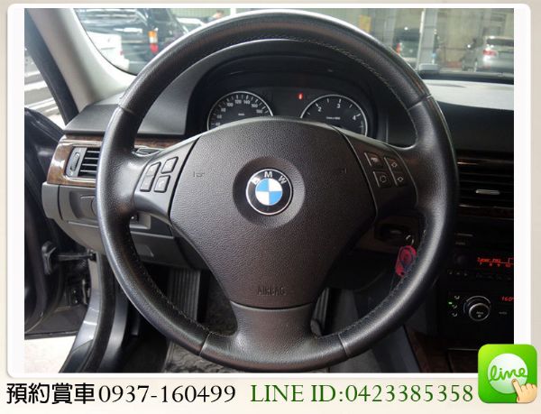 07 BMW 320D 柴油 黑內裝 照片4