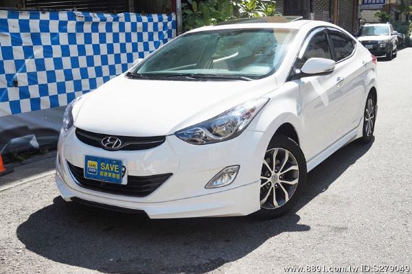 2014年 現代 Elantra 白 照片1