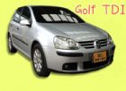 台中市06年VW TDI 1.9銀 12.8萬 VW 福斯 / Golf中古車